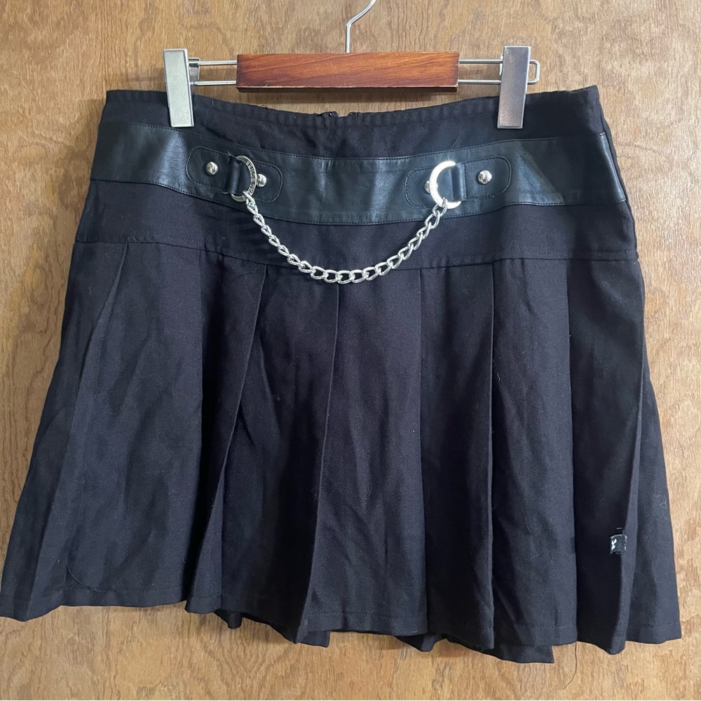 Royal Bones by Daang gothic steampunk XL accordion pleat skirt